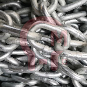 Chaîne d'ancre marine à maillons ouverts galvanisée à chaud HLM U1 U2 U3, chaîne à maillons sans goujons, chaîne d'ancre marine standard - Product Image 6