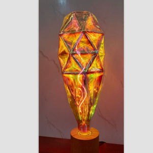 Bombilla de Vidrio Recubierto de Color Marrón, Bombilla de Colores Vivos, Mundo Submarino, Fantásticas Luces Decorativas, Bombilla de Vidrio Artístico - Product Image 2