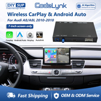 CodeLynk Kabelloses Apple CarPlay Android Auto Kit für Audi Auto Android Videoplayer A8 2010-2018 MMI 3G HN+