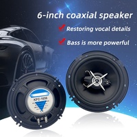 Haut-parleur coaxial 3 voies de 6 pouces pour voiture, en fer, 200W 12V 4 Ohm, 16cm, avec woofer et accessoires KFC-1656, pour tous les véhicules