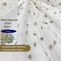 Jupe en maille à pois dorés pour filles, vente en gros d'usine, respirante, écologique, haute résistance, lavable, matière douce, idéale pour les mariages