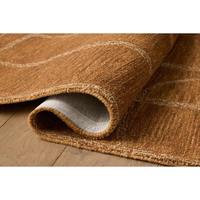 Contemporary Beige Wool Rug Geometric Hand Tufted Carpet Modern Minimalist Home Decor Neutral Floor Covering for Living Picnic