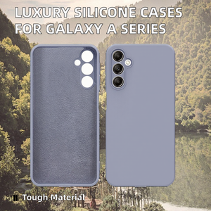 Custodia Posteriore in <span class=keywords><strong>Silicone</strong></span> Liquido di Lusso per <span class=keywords><strong>Samsung</strong></span> Galaxy A33 5G, <span class=keywords><strong>Cover</strong></span> Colorata per Telefoni A13 <span class=keywords><strong>A53</strong></span> A73 A04 A14 A34 A54 A24 - Product Image 2