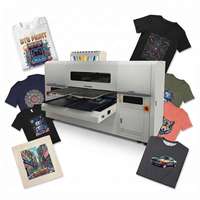 Impresora DTG A4 de Doble Estación con Cabezales I3200, 4 Cabezales, Máquina de Impresión Directa a Prenda para Camisetas, para Fibras Naturales y Químicas, Nylon