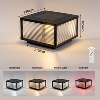 Lampe solaire extérieure étanche pour jardin, villa, balcon, cour et portail, éclairage de jardin, alimenté par énergie solaire, étanche