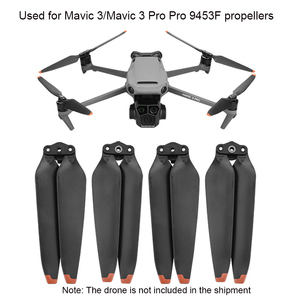 DJI Mavic <span class=keywords><strong>3</strong></span> pervaneler için 9453 3f bıçakları MAVIC <span class=keywords><strong>3</strong></span> PRO/klasik kanat aksesuarları turuncu jant silikon versiyonu - Product Image 5
