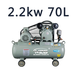 Compresseur d'air à piston Mzb 2,2 kW 100 l, lubrifié à l'huile, pour la réparation automobile et la pulvérisation de décoration intérieure - Product Image 2