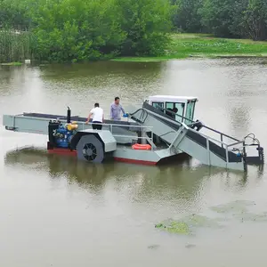 Máquinas Para A Colheita de plantas daninhas Para O Lago Cortador de Ervas Daninhas E Colheita