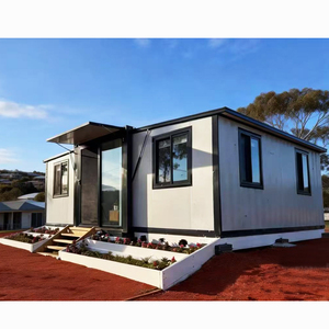 Casa Contenedor Plegable de 20 pies Resistente a Huracanes, Material de Panel Sándwich para el Sudeste Asiático, Ahorro de Energía para <span class=keywords><strong>Puerto</strong></span> <span class=keywords><strong>Rico</strong></span>, Prefabricada Moderna - Product Image 2