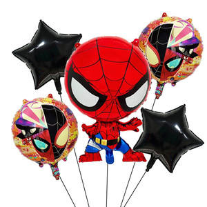 Thiết Kế Mới Siêu Nghèo Spider Người Đàn Ông Bạn Bè Nhôm Phim Bóng Bộ Phim Hoạt Hình Nhân Vật Globos Bộ Cho Sinh Nhật Đảng Trang Trí Nội Thất - Product Image 2