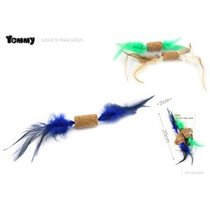 Chicken Feather <b>Cat</b> <b>Toy</b> 20cm <b>Interactive</b> Pet <b>Toy</b> for <b>Cats</b> - Product Image 1