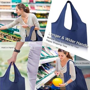 Factory Wholesale Recyclable Polyester Grocery <b>Shopping</b> Tote <b>Bag</b> for Farmers Market Custom <b>Shopping</b> <b>Bag</b> with logo Printing - Product Image 6