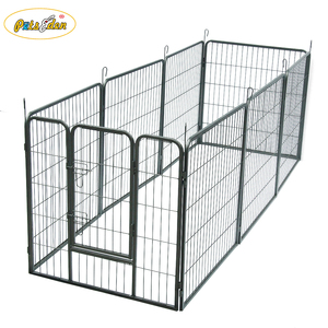 Corralito plegable de hierro sólido para mascotas, corralito plegable para perros, VALLA DE Metal para perros para ejercicio de animales pequeños - Product Image 1