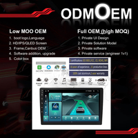 Reproductor Multimedia para Auto KZS Universal de 9/10 Pulgadas con Pantalla Táctil IPS 2 Din Android 15, Reproductor de DVD para Auto con Carplay