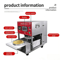 Machine de scellage de barquettes industrielle pour fruits, poissons, aliments, couvercles, bento, sous vide, gaz nitrogène, plastique, aluminium, scelleuse de barquettes alimentaires de table