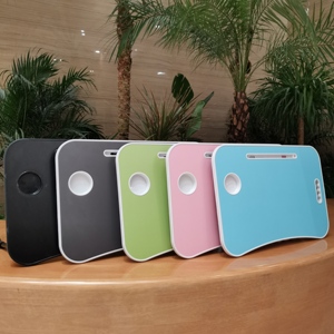 Ev ofis taşınabilir katlanır masa ahşap bilgisayar masası mini yazı masası - Product Image 3