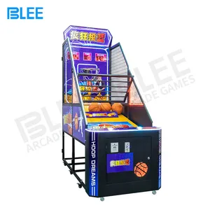 De Lujo interior moneda operado calle baloncesto juego de disparos, máquina de baloncesto, máquina de juego de Arcada