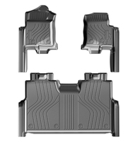 Ensemble complet de tapis de voiture imperméables pour Ford F150 2011 2012 2013 2014, pièces automobiles, tapis de sol 5D en TPE personnalisés, tapis de voiture imperméables