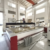 Découpeuse à jet d'eau CNC abordable YCWJ avec logiciel ATCUT personnalisable pour les petites ateliers, la signalétique et la découpe d'acrylique