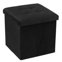 Bailey usine personnalisé Offre Spéciale meilleure qualité moderne mode salon meubles velours pliant pouf avec rangement