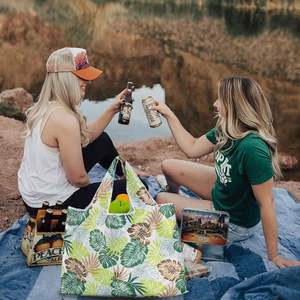 Bolsa de Hombro Plegable, Portátil, Impermeable, de Gran Capacidad, en Tela de Poliéster, con Color y Logotipo Personalizables, para Compras - Product Image 5