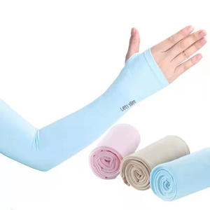 Mangas de Protección Solar para Brazos, Unisex, Transpirables, Anti-UV, para Deportes al Aire Libre, Ciclismo, Color Azul Claro - Product Image 2