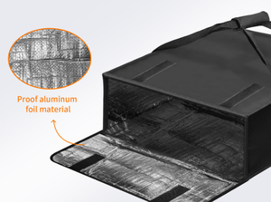 Sac de livraison de <span class=keywords><strong>pizza</strong></span> isotherme tendance, résistant à l'eau, pour les repas chauds et froids, réutilisable, porte-aliments pour la restauration - Product Image 4
