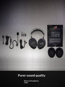 ROG Kithara ชุดหูฟังสำหรับเล่นเกมแบบครอบหูแบบเปิด HIFIMAN หน่วยเสียงไดอะแฟรมแบบแบน ระบบตัดเสียงรบกวนแบบแอคทีฟ (ANC) ช่องเสียบ 3.5 มม. คู่ - Product Image 4
