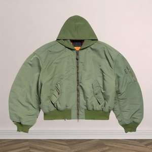 Jaqueta <span class=keywords><strong>Bomber</strong></span> Personalizada Zíper De Alta Qualidade Mens Casacos <span class=keywords><strong>Bomber</strong></span> Com Capuz - Product Image 4