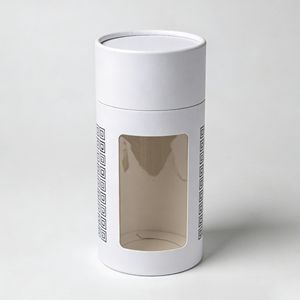 Factory Direct Custom Size Paper Cylinder Canister With Clear <b>Window</b> Durable Cardboard Packaging Box - Product Image 5