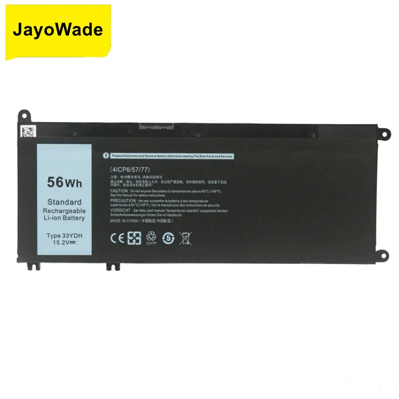 Usine 33YDH Batterie D'ordinateur Portable Pour Dell Inspiron 17 7778 7779 7773 15 7577 G3 15 3579 5587 17 3779 7588 P30E Série 33YDH Batterie