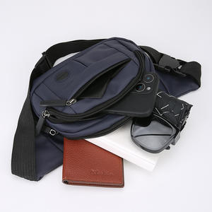 Riñonera de Moda para Hombre, Gran Capacidad, Múltiples Compartimentos, Color Gris, Negro, Verde, Azul, Primavera 2025, Material de Revestimiento - Product Image 4