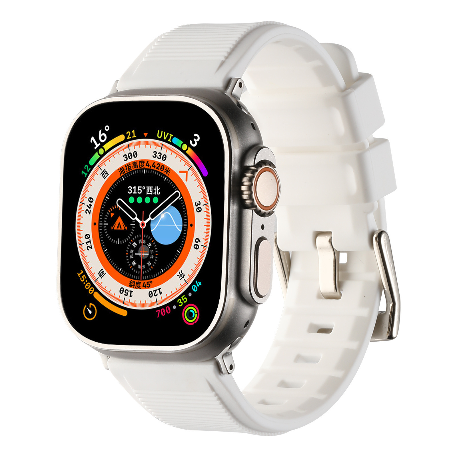 Blanc (bracelet de montre uniquement)