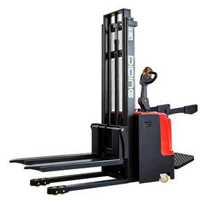 Diding thương hiệu dễ dàng hoạt động Pallet Stacker với bàn đạp tự hành xe nâng Stacker 1.5 tấn 4 Meter - Product Image 1