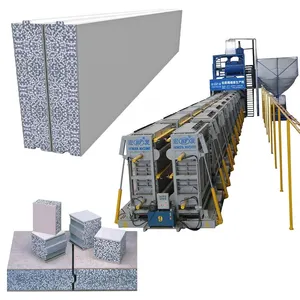 Eps Cement Sandwich Panel Sip Panel Glue Machine Pu Stone Wall Panel Machine Price in Saudi Arabia