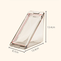 Boîte à sandwich portable en plastique PET imperméable, grande capacité, multifonctionnelle, pour la cuisine, les pique-niques en plein air, le petit-déjeuner/le déjeuner à emporter