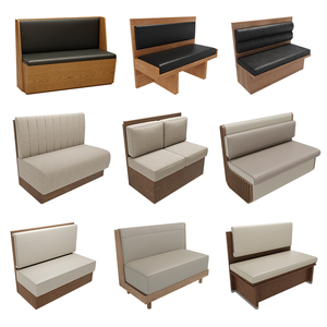 Bộ bàn ghế <span class=keywords><strong>sofa</strong></span> gỗ đặt hàng riêng cho nhà hàng & quán cà phê hiện đại - Product Image 1