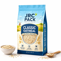 Sachet Doypack Personnalisé Imprimé pour Biscuits, Snacks, Bonbons, Céréales et Granola, en Plastique Scellé avec Fermeture Zip