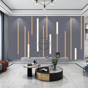 Papel pintado <span class=keywords><strong>de</strong></span> foto <span class=keywords><strong>de</strong></span> rejilla <span class=keywords><strong>de</strong></span> simulación <span class=keywords><strong>de</strong></span> estilo <span class=keywords><strong>de</strong></span> lujo ligero 3D - Product Image 3