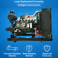 Pompe à eau et à boue d'irrigation d'occasion haute performance, moteur diesel 6 cylindres pour machines agricoles, à vendre
