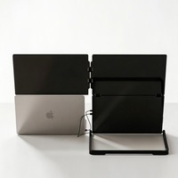 Écran portable triple 2K de 16 pouces, écran secondaire pliable IPS HD pour ordinateur portable, fabricant d'origine
