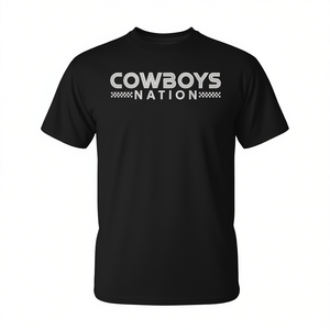 Cowboys Nation Supporter Dallas - Camiseta deportiva clásica de manga corta, cuello redondo, unisex, para adultos - Product Image 2