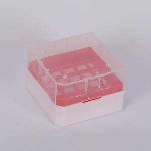 Caja para Crioviales de Consumibles Domésticos, 100 Compartimentos, 1.5ml, 1.8ml, 2ml, Almacenamiento de Viales de Plástico para Muestras - Product Image 1