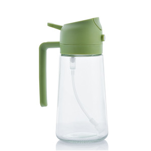 Glass 2 in 1 Olive Oil <strong>Vinegar</strong> Sprayer <strong>Bottle</strong> 470ml Wholesale Price Dispenser <strong>Bottle</strong> for Air Fryer Cooking - Product Image 5