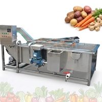 Luchtbelwasmachine / Watercirculatie groentewasmachine / Fruitwasmachine