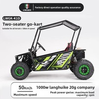 Vehículo de Diversión Interactivo para Trabajo en Equipo Familiar en Zonas Turísticas, con Amortiguación Alta, Protección Solar, Todoterreno, Biplaza, Go-Kart