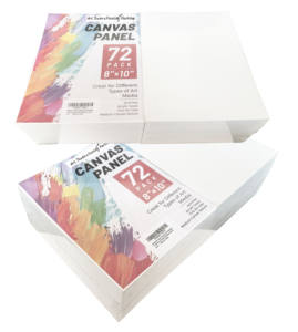 Multi Size 100% Cotton 11 ''* 14'' 8 ''* 10'' Canvas pour 24/36/60/72 Pcs Blank Stretched Canvas Panel Canvas Board - Product Image 1