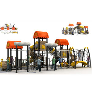 Guardería para bebés, escalador <span class=keywords><strong>de</strong></span> madera, casas <span class=keywords><strong>de</strong></span> <span class=keywords><strong>juegos</strong></span> <span class=keywords><strong>de</strong></span> plástico para niños al aire libre con tobogán, equipo <span class=keywords><strong>de</strong></span> parque infantil usado a la venta - Product Image 1