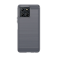 Pour Honor X9A X8A X7A étui antichoc en Fiber de carbone TPU noir housse de téléphone pour Huawei X6A X6 X5 X40 X50i