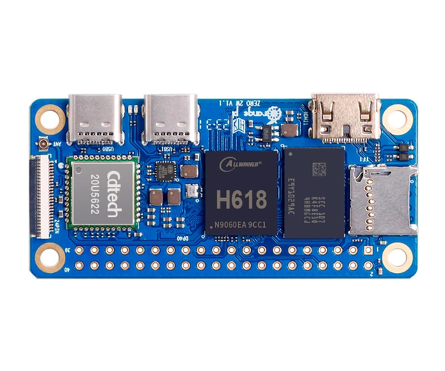 Aismartlink Orange Pi Zero 2W 2GB Allwinner H618 LPDDR4 Quad Core CPU 64 Bit Single Board Computer Frequency New Product